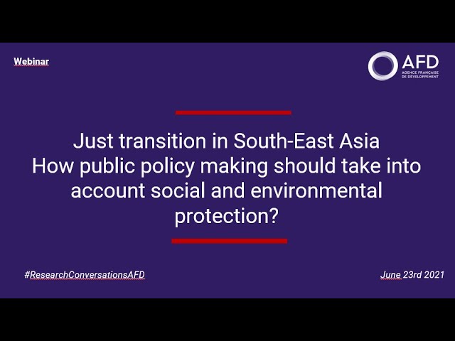 Just transition in South-East Asia 